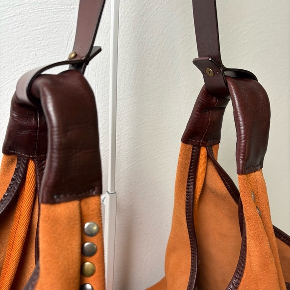 OLD TREND Women's Genuine Leather Rose Valley Hobo Slouchy Suede Bag - Picture 14 of 17